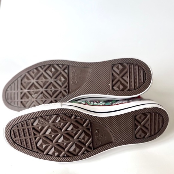 Converse Chuck Taylor All Star Canvas Rose Tattoo Butterly Hi-Top Sneakers - Picture 8 of 8